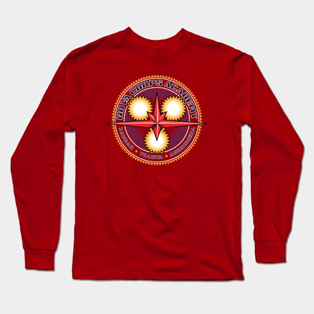 Nova Corps Academy Long Sleeve T-Shirt by tonynichols